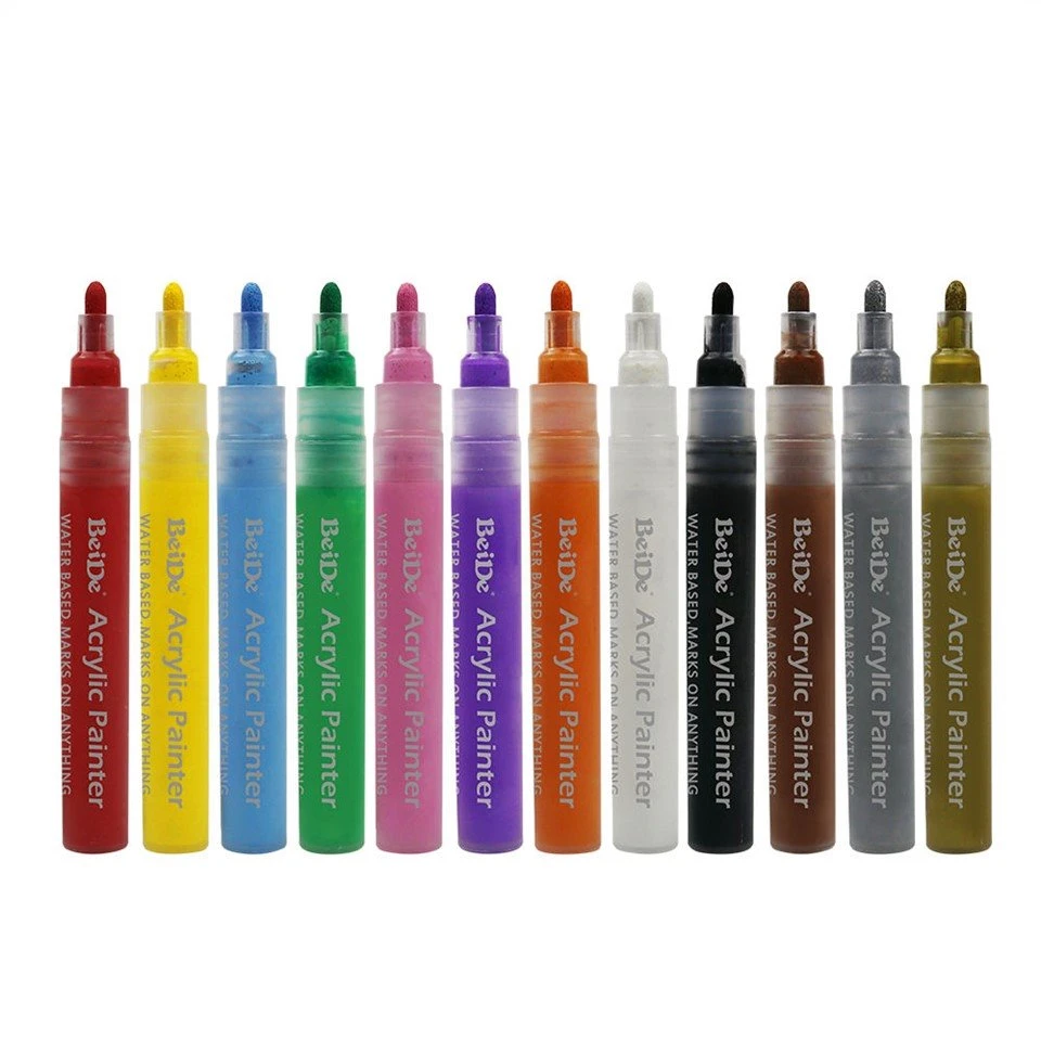 Marcadores de tinta acrílica de 75 cores