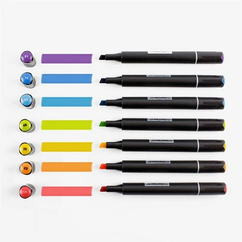 Os principais componentes da tinta