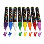 Marcadores de tinta acrílica de arte