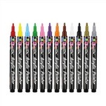 Marcador de tinta acrílica preta