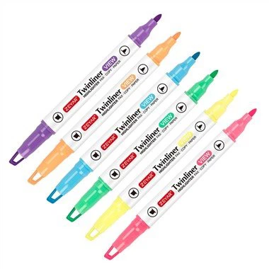 Marcador de ponta Clear View de duas extremidades