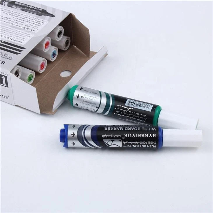 Caneta marcadores de quadro branco com baixo odor e apagamento a seco